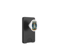 Gatto divertente rapito dagli alieni PopSockets PopWallet per MagSafe