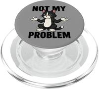 Gatto divertente sarcastico: non è un mio problema PopSockets PopGrip per MagSafe