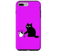 Gatto Divertente Sarcastico Umore Blasted Inverso Tazza Caffè Custodia per iPhone 7 Plus/8 Plus