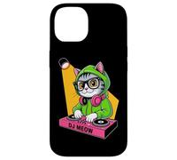 Gatto Dj Meow Mix Musica Felina Custodia per iPhone 14