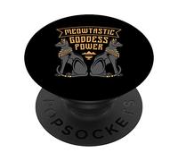 Gatto egiziano Dea Potere Bastet PopSockets PopGrip Adesivo