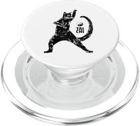 Gatto esilarante che pratica Tai Chi arti marziali Ying Yang PopSockets PopGrip per MagSafe