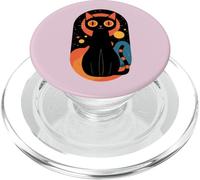 Gatto Felino Animale Pet Gattino Strega Mistico PopSockets PopGrip per MagSafe