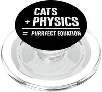 Gatto Fisica Divertente Scienza Nerd Amante dei Gatti PopSockets PopGrip per MagSafe
