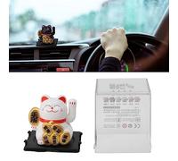 Gatto Fortunato, Gatto Che Saluta, Feng Shui Ad Energia Solare Simpatico Gatto Che Saluta Buona Fortuna Ricchezza Gatti Accoglienti Altalena Adorabile Cenno Fortunato Fortuna (Bianco)