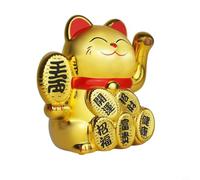 Gatto Fortunato per solare 2in Auto Oscillante Gatto Fortunato(Bright Gold) | Movimento continuo delle braccia, per solare, richiesta, design compatto
