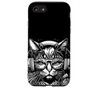 Gatto fresco con le cuffie Custodia per iPhone SE (2020) / 7 / 8