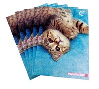 Gatto Gattino Cane Cucciolo Maxi quaderno A4 36-fogli 5mm Be More Baby
