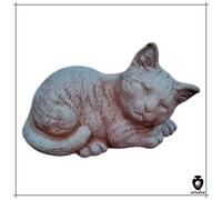 Gatto gattino in terracotta da esterno statuine terracotta scultura per interno