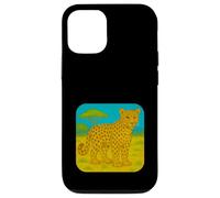 Gatto ghepardo - Notte stellata ispirata allo zoo Animal Art Custodia per iPhone 12/12 Pro