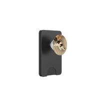 Gatto giapponese che insegue il topo lanterna vintage stile arte asiatica PopSockets PopWallet per MagSafe