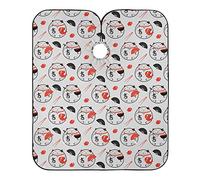 Gatto Giapponese Fortunato Carino Barber Cape Regolabile Grembiule Da Parrucchiere Impermeabile Taglio Di Capelli Mantello Per Parrucchieri Uomini Barbieri 140X168Cm