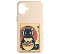 Gatto giapponese Gamer Controller Ramen Gaming Art Uomini Ragazzi Bambini Custodia per iPhone 16 Plus
