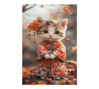 Gatto giapponese Puzzle da 1000 pezzi, Puzzle per Adulti,1000 pezzi Puzzle per Adulti, Puzzle per Gioco Familiare, Regalo Puzzle, Puzzle Intelligente