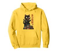 Gatto Giapponese retrò in Una Città Felpa con Cappuccio