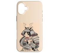 Gatto Giapponese Samurai Armor Warrior Ukiyo-e Uomini Donne Bambini Custodia per iPhone 16 Plus