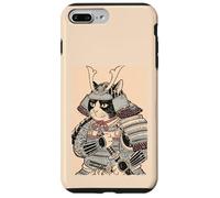 Gatto Giapponese Samurai Armor Warrior Ukiyo-e Uomini Donne Bambini Custodia per iPhone 7 Plus/8 Plus