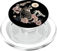 Gatto giapponese vintage PopSockets PopGrip per MagSafe