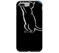 Gatto Giocoso Tocca L'Arcobaleno Whimsical Cat With Rainbow Custodia per iPhone 7 Plus/8 Plus