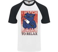 Gatto I Orologio Assassino Documentaries A Rilassarsi DA UOMO S/S Baseball