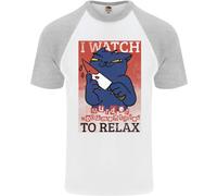 Gatto I Orologio Assassino Documentaries A Rilassarsi DA UOMO S/S Baseball