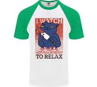 Gatto I Orologio Assassino Documentaries A Rilassarsi DA UOMO S/S Baseball