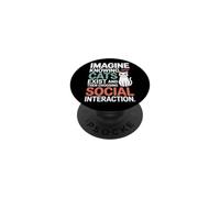 Gatto Imagine Knowing Cats Exist Mamma Gatto Amante Gatti PopSockets PopGrip Adesivo