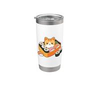 Gatto In Bento Box Cute Food Lover Bicchiere termico in acciaio inox doppia parete