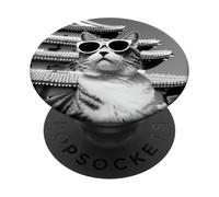 Gatto In Giappone Al Castello Himeji PopSockets PopGrip Adesivo