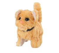 gatto interattivo robot giocattolo gatto robot elettrico farcito capacità cognitiva abbaiare ragazzi ragazze bambini compleanno Natale regalo ambulant