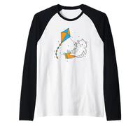 Gatto Kitesurf Maglia con Maniche Raglan