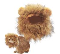 Gatto Leone Criniera | Parrucca Leone Per Cucciolo | Costume Di Capelli Di Leone Fantasia Lavabile E Confortevole Per Gatti E Cani | Costume Da Leone Per Gatto | Per Natale, Pasqua, Fest