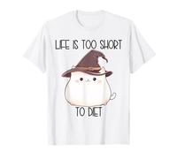 Gatto magico spesso - Life Is Too Short To Diet Design Maglietta