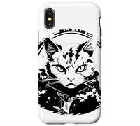 Gatto Manga Guarda il proprietario dell'animale domestico Custodia per iPhone X/XS