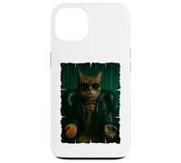 Gatto matrice - pillola rossa, pillola blu Custodia per iPhone 13