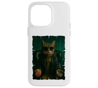 Gatto matrice - pillola rossa, pillola blu Custodia per iPhone 14 Pro Max