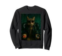 Gatto matrice - pillola rossa, pillola blu Felpa