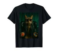 Gatto matrice - pillola rossa, pillola blu Maglietta