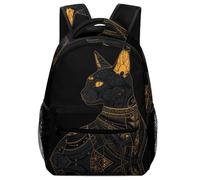 Gatto minimalista Zaino Bambini Gatto d'arte Zainetto Da Viaggio Zaini Scuola Borse Da Scuola Per La Scuola E I Viaggi One Size