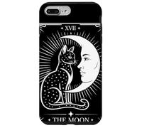 Gatto Mistico Tarot XVII The Moon Luna Crescente Simboli Custodia per iPhone 7 Plus/8 Plus