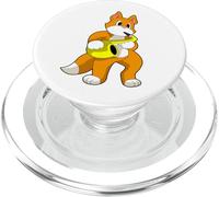 Gatto Musicista Sassofono Musica PopSockets PopGrip per MagSafe