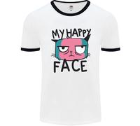 Gatto My Happy Viso Divertente Grumpy Uomo Ringer