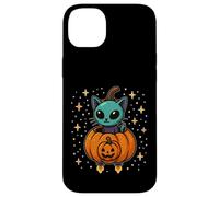 Gatto nel razzo di zucca Custodia per iPhone 14 Plus