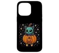 Gatto nel razzo di zucca Custodia per iPhone 14 Pro Max