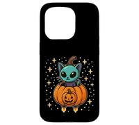 Gatto nel razzo di zucca Custodia per iPhone 15 Pro