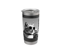 Gatto Nella Moschea Türkiye E Sultan Ahmed Bicchiere termico in acciaio inox doppia parete