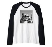 Gatto nella Moschea Türkiye E Sultan Ahmed Maglia con Maniche Raglan