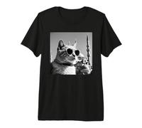 Gatto nella Moschea Türkiye E Sultan Ahmed Maglietta Premium