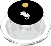 Gatto nell'aria Gatto che tiene un palloncino PopSockets PopGrip per MagSafe