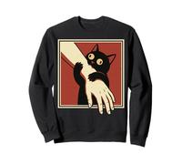 Gatto Nero Che Morde Il Braccio papà Gatto Morso Felpa